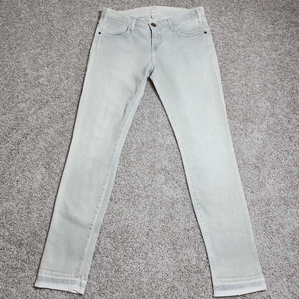 Current/Elliott 1950s Hoodlum Jean 26 Faded Grey Low Slung Boyfriend Relaxed